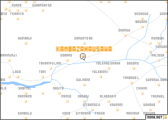 map of Kambaza Hausawa