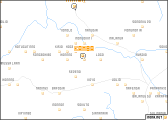 map of Kamba