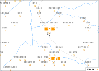 map of Kamba
