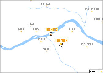 map of Kamba