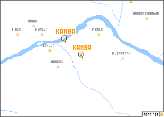 map of Kamba