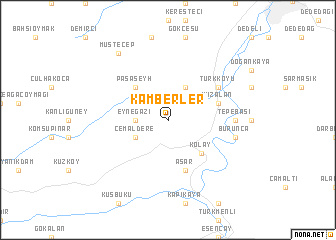 map of Kamberler