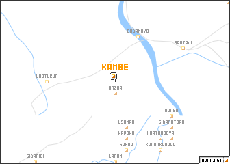 map of Kambe