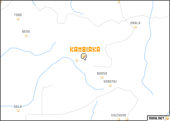 map of Kambiaka
