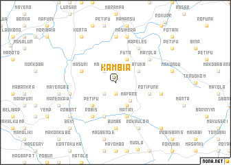 map of Kambia