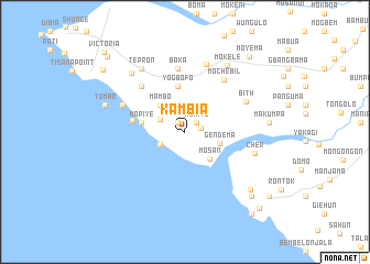 map of Kambia