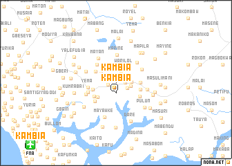 map of Kambia