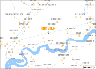 map of Kambila