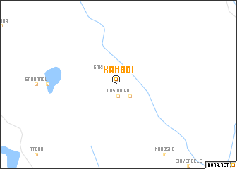 map of Kamboi