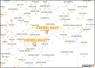 map of Kambolahun