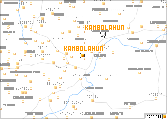 map of Kambolahun