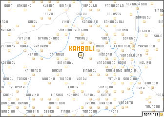 map of Kamboli