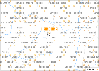 map of Kamboma
