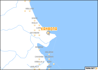 map of Kambona