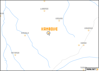 map of Kambove