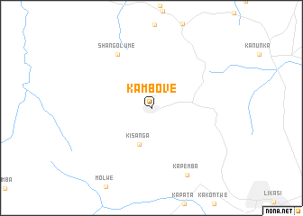 map of Kambove