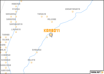 map of Kamboyi