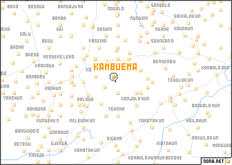 map of Kambuema