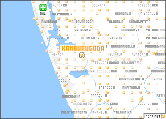 map of Kamburugoda