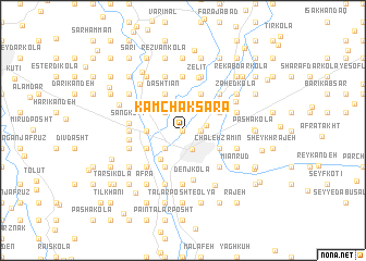 map of Kamchak Sarā