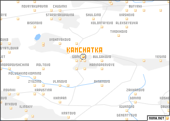 map of Kamchatka