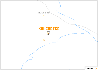 map of Kamchatka