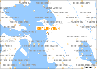 map of Kâmchay Méa