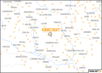 map of Kamçisht