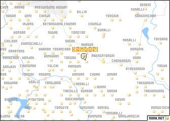 map of Kamdo-ri