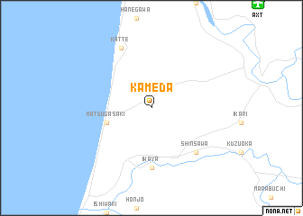 map of Kameda