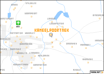 map of Kameelpoortnek