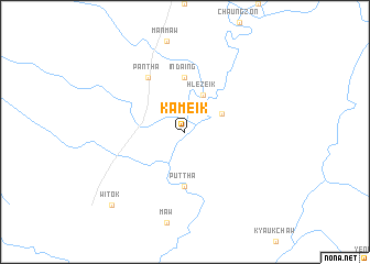 map of Kameik