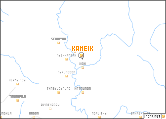 map of Kameik
