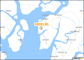 map of Kamélag