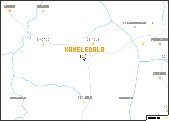 map of Kamélédala