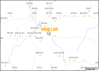 map of Kamélon