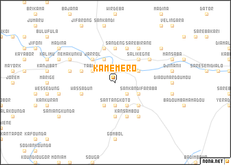 map of Kamemero