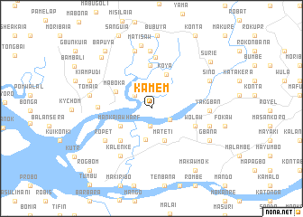 map of Kamem