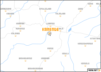 map of Kamende
