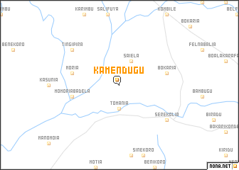 map of Kamendugu