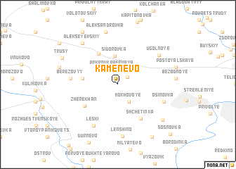 map of Kamenevo