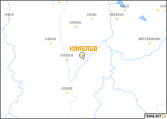 map of Kamenga