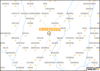 map of Kamengodu