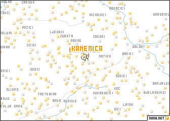 map of Kamenica