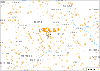 map of Kamenica