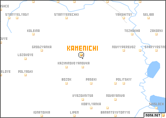 map of Kamenichi