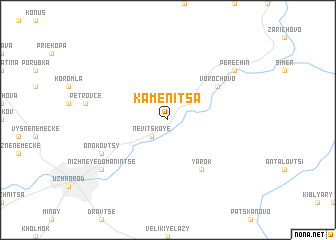 map of Kamenitsa