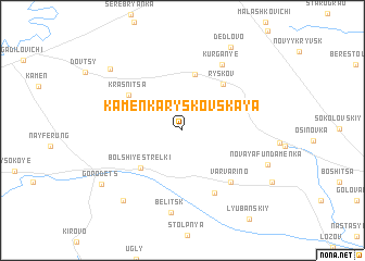 map of Kamenka Ryskovskaya