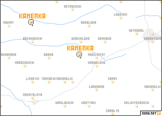 map of Kamenka