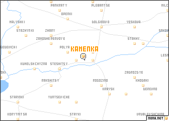 map of Kamenka